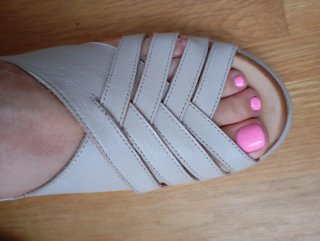 Sandalias Bueno blancor roto