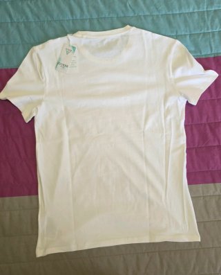 Camiseta Guess Eco Blanca Super Slim Fit Talla M