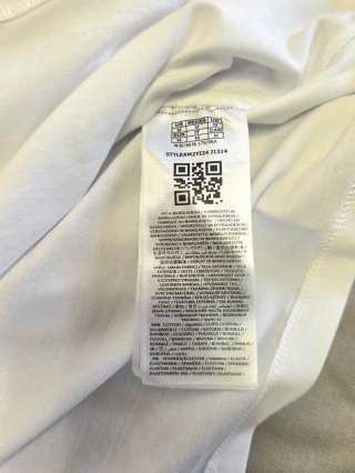 Camiseta Guess Eco Blanca Super Slim Fit Talla M