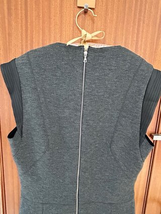 Vestido Sandro Paris Gris Talla M
