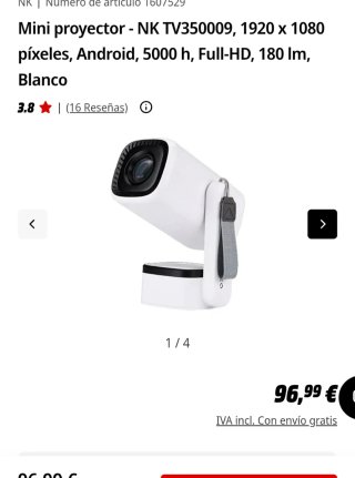 Proyector NK TV350009