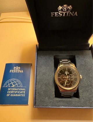 Festina F16810/2 Reloj Cronógrafo Negro/Plata