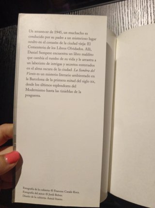 Título La sombra del viento | Carlos Ruiz Zafón