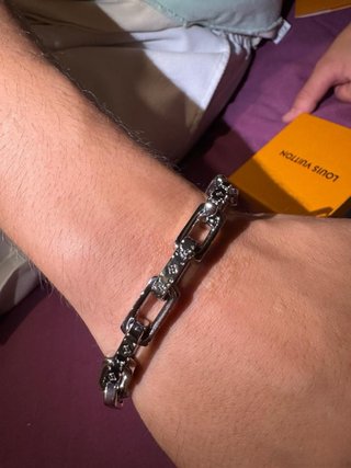 Bracciale Louis Vuitton Monogram Chain Argentato