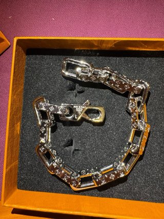 Bracciale Louis Vuitton Monogram Chain Argentato
