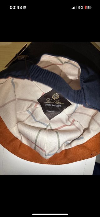 Cappello Loro Piana Blu