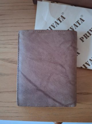 CARTERA DE PIEL BILLETERA CABALLERO PRIVATA NUEVA
