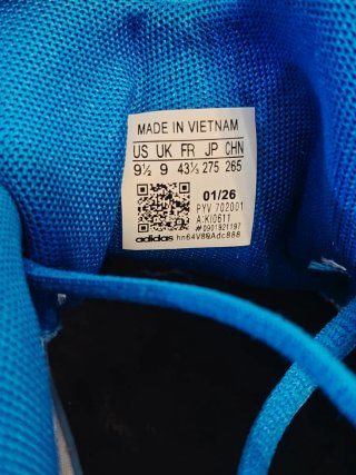 Zapatillas Adidas Blancas y Azules