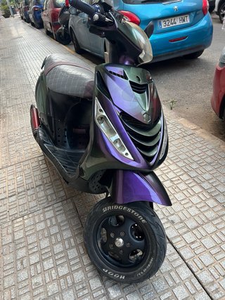 Piaggio Zip SP Scooter verde/Morada