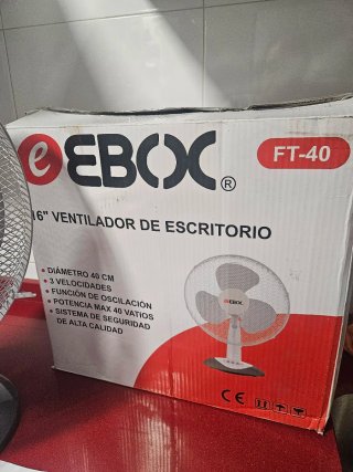 Ventilador Escritorio EBOX FT-40 40cm