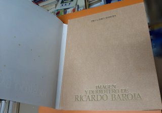 LIBRO "IMAGEN Y DERROTERO DE RICARDO BAROJA" 1987