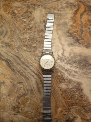 Lote 6 relojes pulsera plata y negro