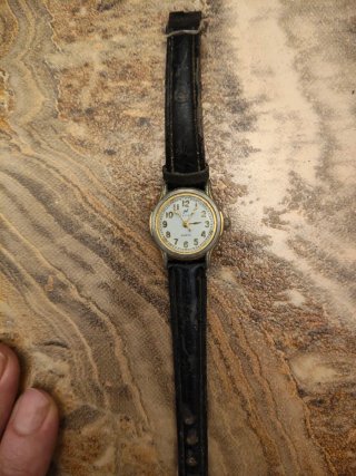 Lote 6 relojes pulsera plata y negro