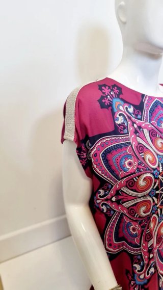 Blusa Trucco Diseño Geométrico Multicolor