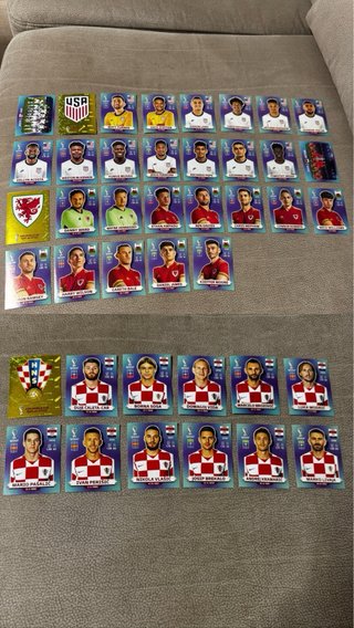 Lote 442 cromos Mundial Qatar 2022 Panini