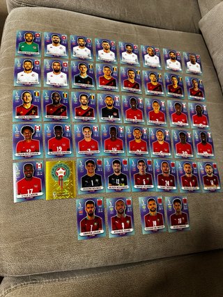 Lote 442 cromos Mundial Qatar 2022 Panini