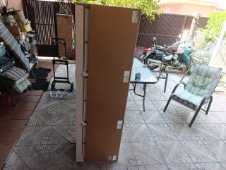 REBAJADO. Mueble bajo blanco.