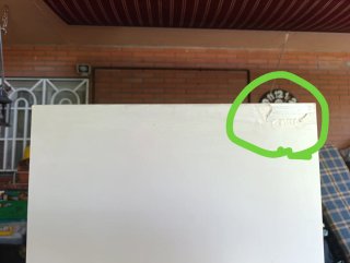 REBAJADO. Mueble bajo blanco.