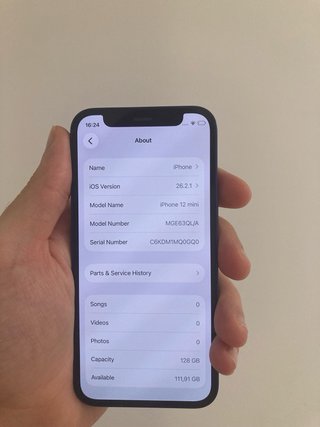 iPhone 12 mini 128GB Blu batteria NUOVA