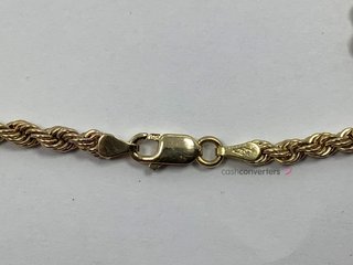 cadena oro 18k 20cm
