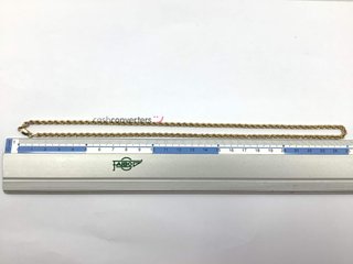 cadena oro 18k 20cm