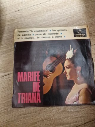 7 Vinilos de 7" Marifé de Triana
