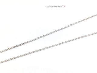collar oro 18k con diamante de laboratorio 23cm