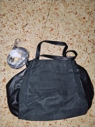 Bolso Negro y Gris