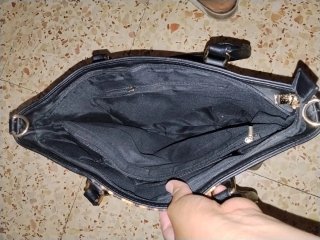 Bolso Negro y Gris