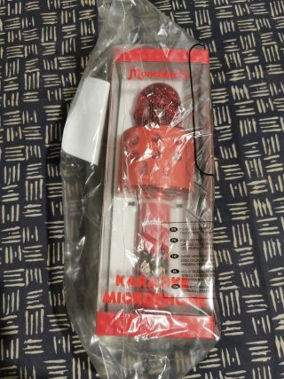 Micrófono JUGUETE KARAOKE Monchhichi Rojo NUEVO