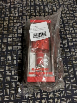 Micrófono JUGUETE KARAOKE Monchhichi Rojo NUEVO