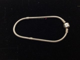 pulsera plata 925mm con piedra