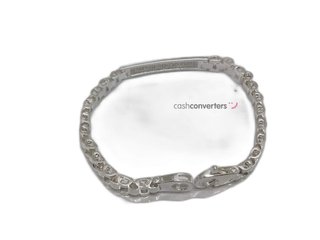 esclava plata 925mm con piedra con circonita
