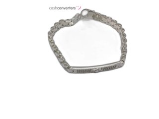 esclava plata 925mm con piedra con circonita