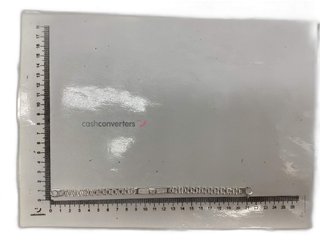 esclava plata 925mm con piedra con circonita