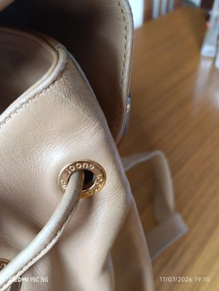 Mochila Gucci Piel Beige
