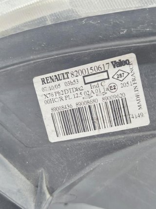 4675 8200150617 faro derecho renault kangoo