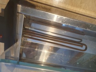 Calentador de alimentos con tapa de cristal