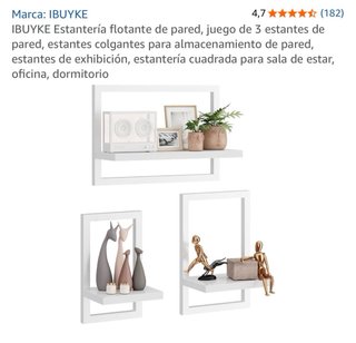 Estanterías de pared metálicas y de madera