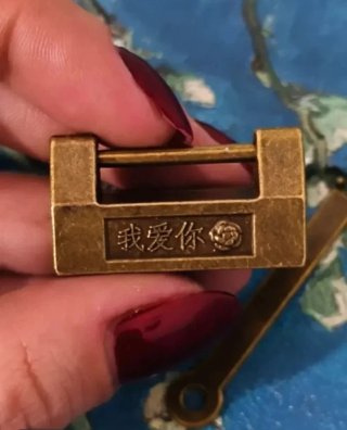 Candado Chino Vintage Estilo Oriental