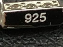 pulsera plata 925mm con piedra con circonita