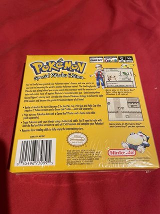 Pokémon Yellow Special Pikachu Edition Game Boy
