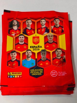 41 Sobres cromos Panini España 2026 Carre