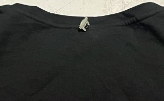 Blusa Lycra Negra Manga Satén