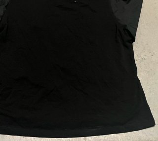 Blusa Lycra Negra Manga Satén
