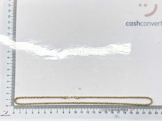 cadena oro 18k 23cm