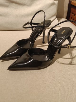 Zapatos tacón charol Zara T.37