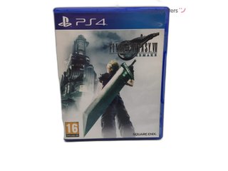 final fantasy vii remake ps4