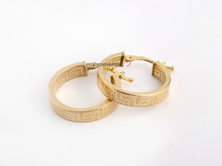 argollas oro 18k