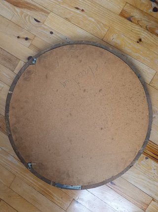 Espejo Redondo Madera 57 cm